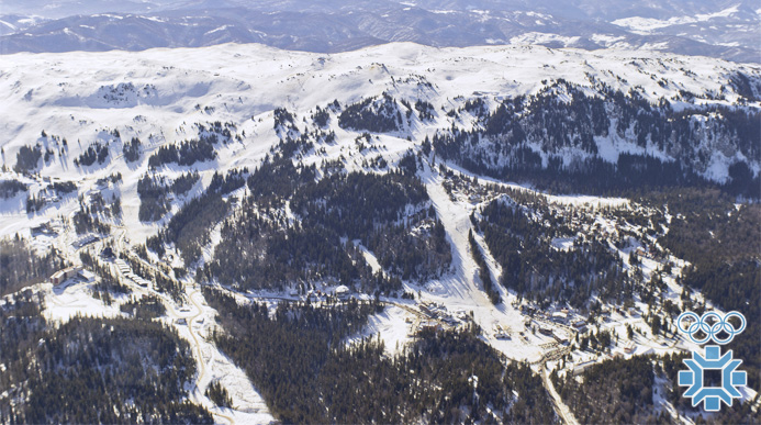 Olimpijski Ski centar "Jahorina" - avio snimak pred ZOI.84.